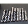 Image 1 : 1" Shank H.S. Misc. End Mills, 9 Total