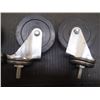 Image 2 : 3" x 1" Bearing Swivel Base Casters, 4 Total