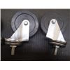 Image 2 : 3" x 1" Bearing Swivel Base Casters, 4 Total