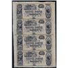 Image 1 : 1800s $10 Uncut Sheet of New Orleans Canal Bank Obsolete Notes