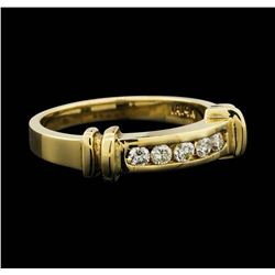 14K Yellow Gold 0.25ctw Diamond Ring