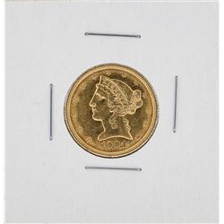 1904 $5 Liberty Head Half Eagle Gold Coin