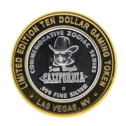 .999 Fine Silver Sam Boyd's California $10 Casino Limted Edition Gaming Token