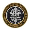 Image 1 : .999 Silver Barbary Coast Las Vegas, Nevada $10 Casino Limted Edition Gaming Tok