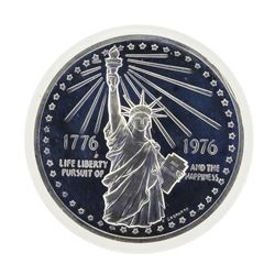 1976 The National Bicentennial Silver Medal with Box & COA