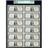 Image 1 : 1935A $1 North Africa Silver Certificate Uncut Sheet PCGS Very Choice New 64PPQ