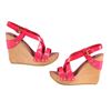 Image 3 : Authentic Louis Vuitton Vernis  Wedges Pink Rose Pop Shoes