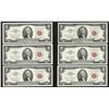Image 1 : Lot of (6) 1963 $2 Legal Tender Notes