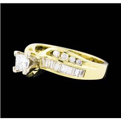 14KT Yellow Gold 1.15ctw Diamond Ring