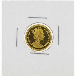 2000 Gibraltar Royal 1/10 Gold Coin