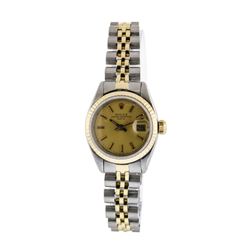 Rolex Ladies Two Tone DateJust Wristwatch