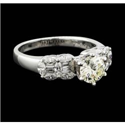 18KT White Gold 1.51ctw Diamond Ring