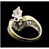 Image 3 : 14KT Yellow Gold 2.21ctw Diamond Ring