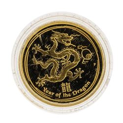 Perth Mint 2012 Australia $15 Year of the Dragon Gold Coin