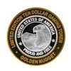 Image 1 : .999 Silver Golden Nugget Las Vegas $10 Casino Gaming Token Limited Edition