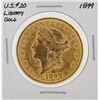 Image 1 : 1899 $20 Liberty Head Double Eagle Gold Coin