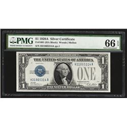1928A $1 Silver Certificate Note PMG 66EPQ