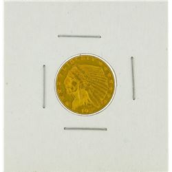 1925-D $2 1/2 Indian Head Quarter Eagle Gold Coin