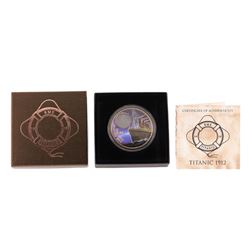 2012 $2 Titanic Night British Virgin Islands Bronze Coin with COA