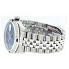Image 6 : Rolex Mens Stainless Steel Sapphire and Diamond Datejust Wristwatch