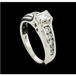 14KT White Gold 1.01ctw Diamond Ring