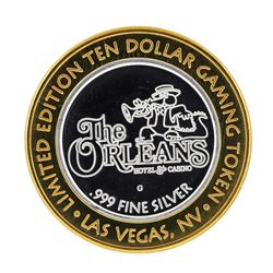 .999 Silver The Orleans Hotel & Casino Las Vegas, NV $10 Casino Token Limited Ed