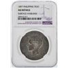 Image 1 : 1897 Philippine Surface Hairlines Peso NGC AU Details