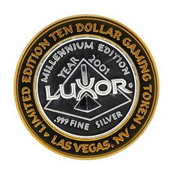 .999 Fine Silver The Luxor Las Vegas, Nevada $10 Casino Limted Edition Gaming To