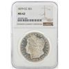 Image 1 : 1879-CC $1 Morgan Silver Dollar Coin NGC MS62