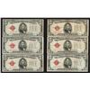 Image 1 : Lot of (6) 1928F $5 Legal Tender Notes