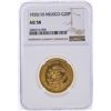 Image 1 : 1920/10 20 Pesos Mexico Gold Coin NGC Graded AU58