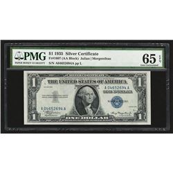1935 $1 Silver Certificate Note PMG 65EPQ