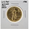 Image 1 : 1986 $25 American Gold Eagle Coin