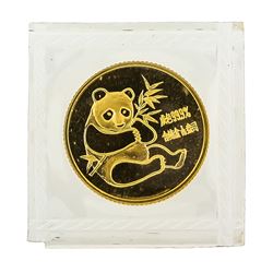 1982 1/10 oz. China Gold Panda Coin - Sealed