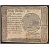Image 2 : September 26, 1778 $60 Philadelphia Spanish Milled Colonial Currency Note
