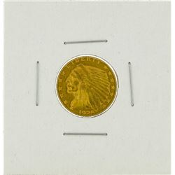 1925-D $2 1/2 Indian Head Quarter Eagle Gold Coin