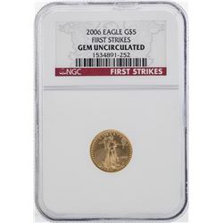 2006 $5 American Gold Eagle Coin NGC Gem Uncirculated