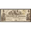 Image 1 : 1864 $4 The State of Georgia Obsolete Bank Note