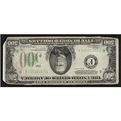 1934A $500 Federal Reserve Note