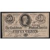 Image 1 : 1864 Fifty Cents Confederate States of America Note