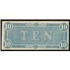 Image 2 : 1864 $10 The Confederate States of America Note