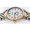 Image 8 : Rolex Mens Two Tone 14KT Yellow Gold Diamond Datejust Wristwatch