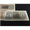 Image 8 : TWO 50 AND ONE 20 AUSTRIAN FUNFZIG REICHSMARK BANK NOTES
