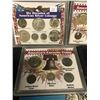 Image 2 : 4 AMERICAN COLLECTIBLE COIN SETS FROM VARIOUS DECADES, AND US 250TH ANNIVERSARY OF GEORGE