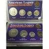 Image 2 : 3 SETS OF COINS INC. 3 COIN USA BICENTENNIAL SET, 'MOST BEAUTIFUL COIN DESIGNS', AND 2X AMERICAN