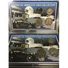 Image 2 : 5 SETS OF AMERICAN COLLECTIBLE COINS INC. 2X 'AMERICA'S OBSOLETE COIN COLLECTION, 20TH CENTURY MINT