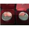 Image 2 : 7 ASSORTED COMMEMORATIVE CANADIAN COINS INC. NICKEL, SILVER AND BRONZE PLATED $1 COINS FROM VARIOUS