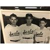 Image 2 : SOUTH BEACH ENTERPRISES PHOTOGRAPH OF THE THREE DIMAGGIO BROTHERS, VINCE, JOE AND DOM.
