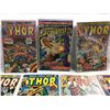 Image 2 : LOT OF 6 "THE MIGHTY THOR" COMICS, 25-50 CENTS, AND A MARVELS' GREATEST COMICS #58 25 CENT COMIC