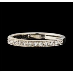 0.17 ctw Diamond Ring - 18KT White Gold